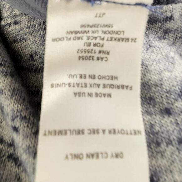 DOLAN blue heathered long buttoned super soft cardigan size medium - Picture 6 of 6